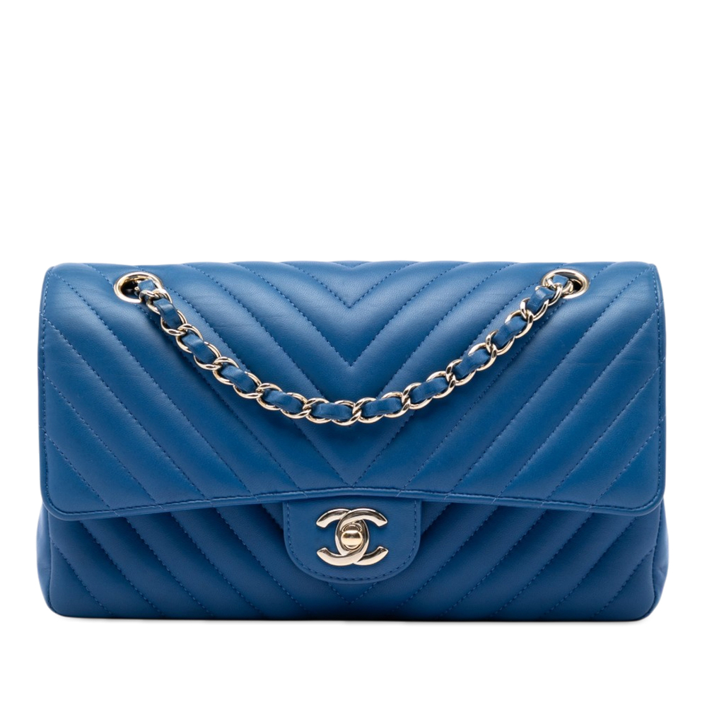 Pre-Loved Chanel Medium Classic Chevron Lambskin Double Flap